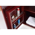 Hot Sale Solid Wood Dark Brown Painted Bath Cabinets